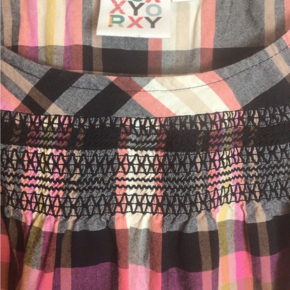 ROXY Plaid Dress/Cover up Size Small - Picture 10 of 12